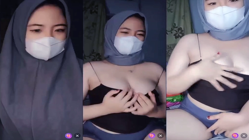 Bokep ABG Jilbar Masker Remas Nenen